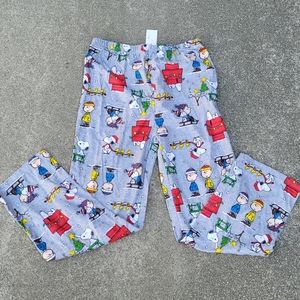 Charlie Brown Christmas Peanuts  pajama bottoms